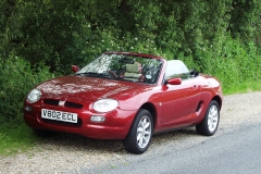 2000-06-27 MGF road trip to Corfe and Sandbanks