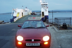 2000-06-27 MGF road trip to Corfe and Sandbanks