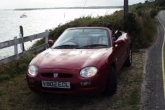 2000-08-19 MGF road trip to Lepe Beach