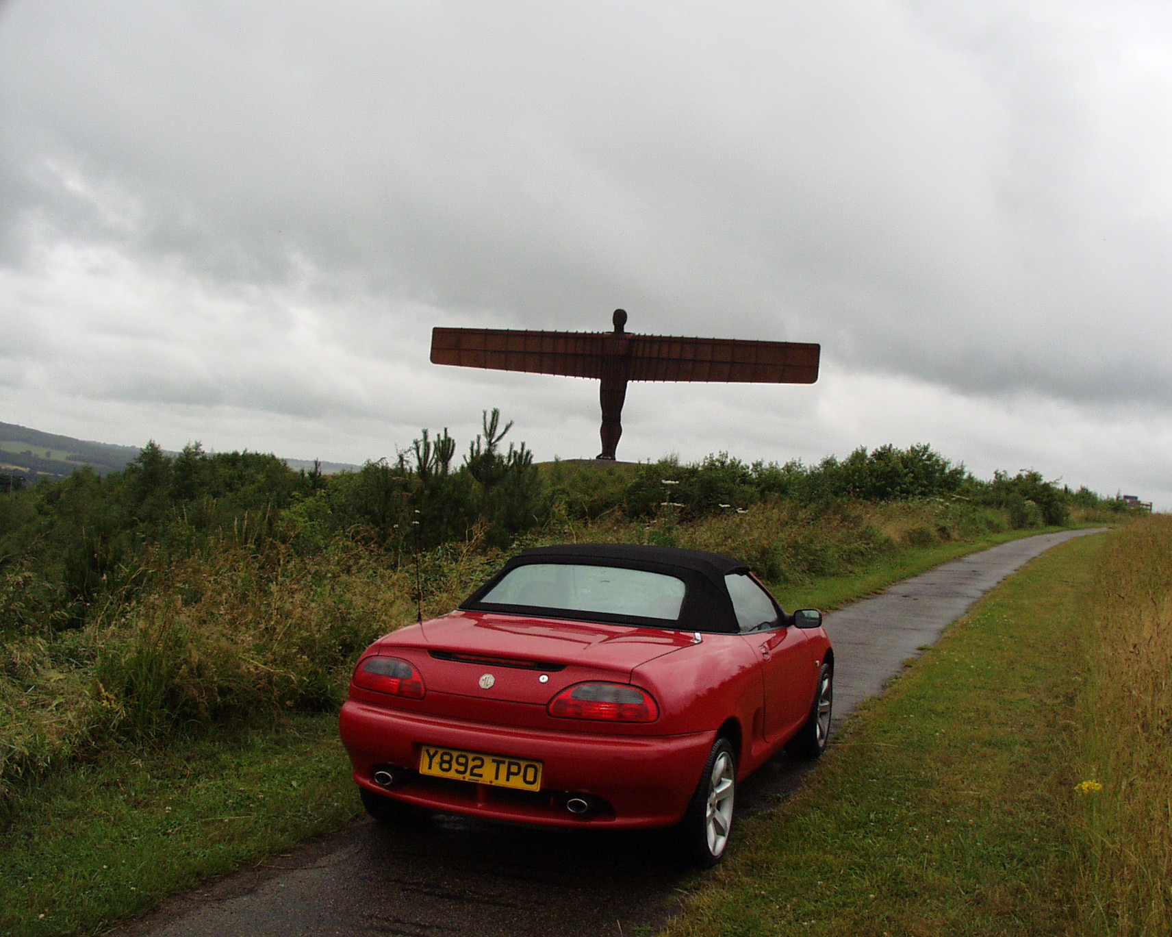 MGF at the Angel of the North