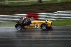 Caterham 7 racing at Brands Hatch