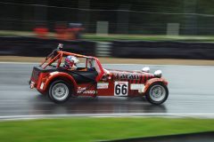 Caterham 7 racing at Brands Hatch