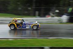 Caterham 7 racing at Brands Hatch