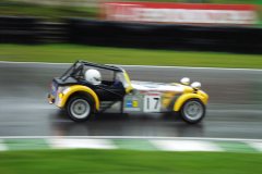 Caterham 7 racing at Brands Hatch