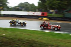 Caterham 7 racing at Brands Hatch