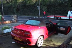 MGF Towed Away
