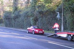 MGF Towed Away