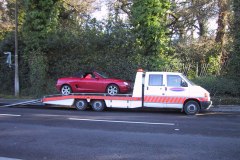 MGF Towed Away