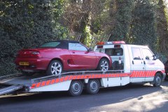 MGF Towed Away