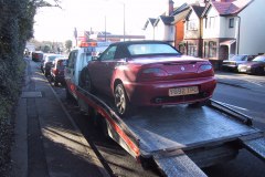 MGF Towed Away