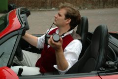 Garf out for the day with Chiara