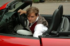 Garf out for the day with Chiara