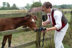 Garf out for the day with Chiara