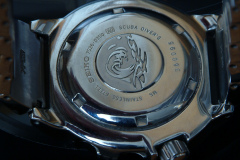 2004-01-26 Seiko Black Monster divers watch close-up