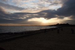 2008-09-07 Lepe Beach at sunset