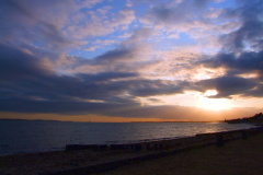 2008-09-07 Lepe Beach at sunset
