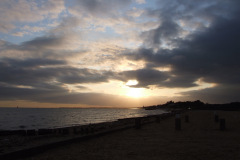 2008-09-07 Lepe Beach at sunset