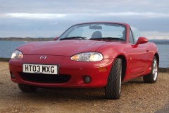 2008-09-07 MX5 on Lepe Beach