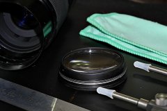 2016-05-24 Disassembling elderly Tamron 80-210mm MF lens with generic stainless steel Chinese "lens tool".