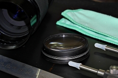 2016-05-24 Disassembling elderly Tamron 80-210mm MF lens with generic stainless steel Chinese "lens tool".