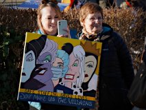 2023-01-19 NHS Nusres protest outside Southampton General Hosptital