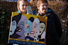 2023-01-19 NHS Nusres protest outside Southampton General Hosptital