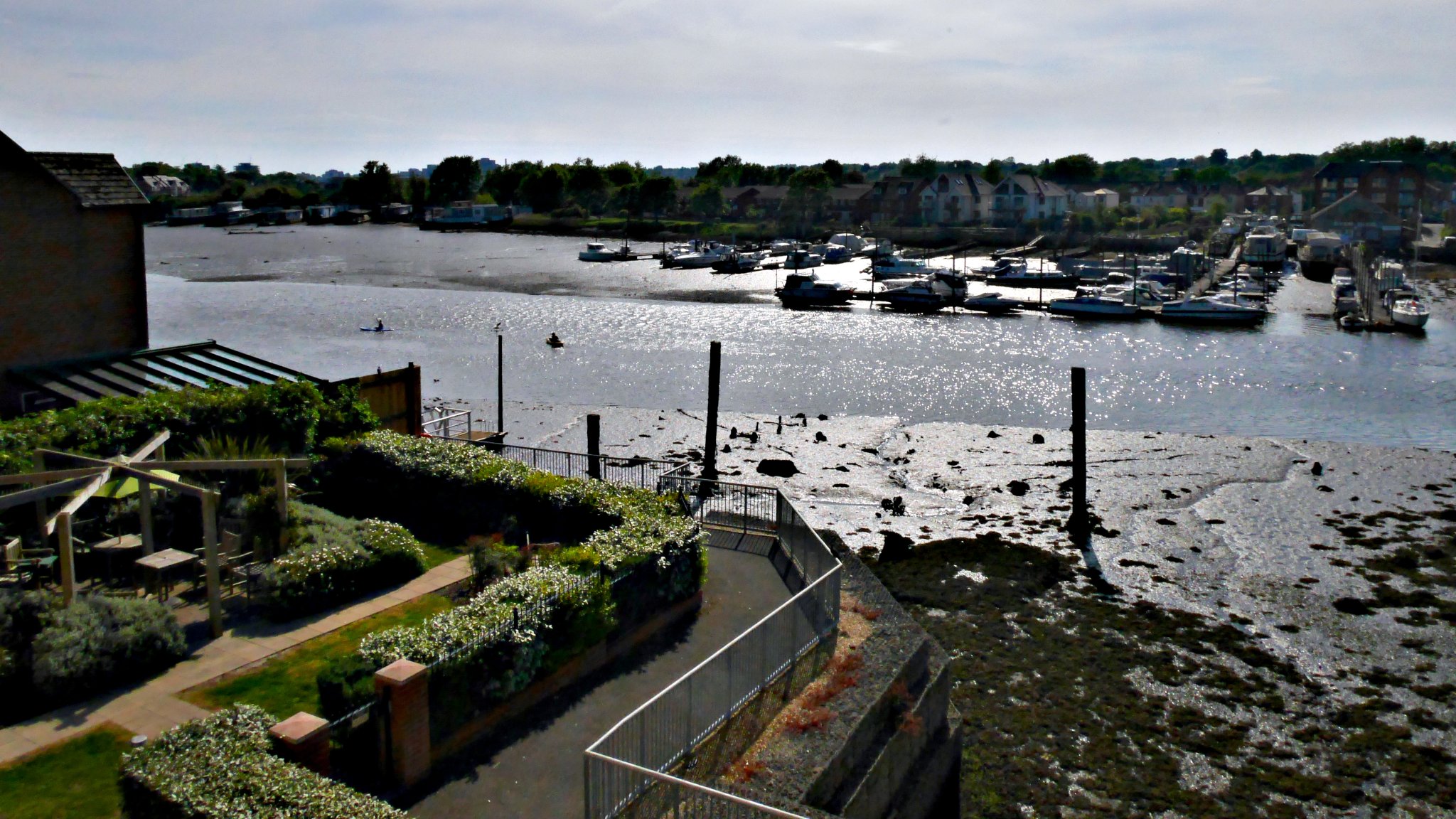 Looking south west down the Itchen at low tide, near Cobden Bridge