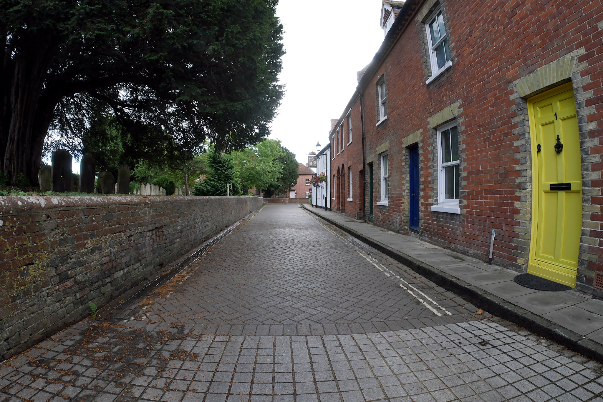 Another snap from the old town, looking south along Homewell