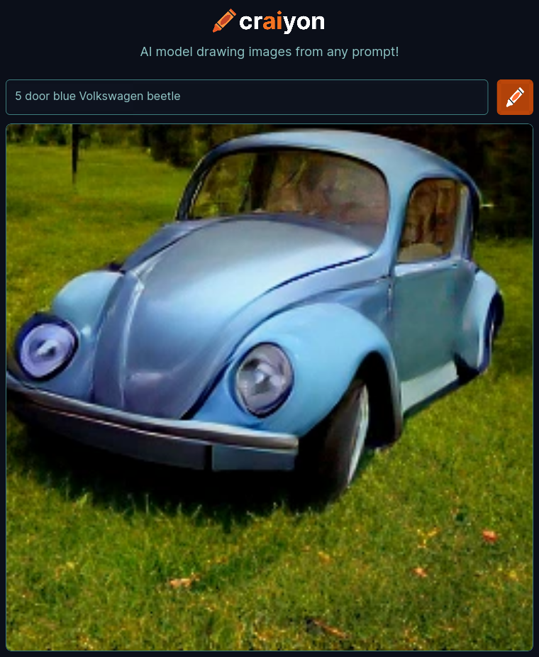 craiyon_000513_5_door_blue_Volkswagen_beetle_br_