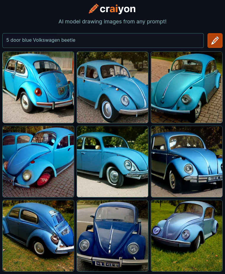 craiyon_000515_5_door_blue_Volkswagen_beetle_br_