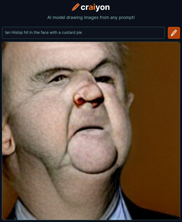 craiyon_001014_Ian_Hislop_hit_in_the_face_with_a_custard_pie_br_