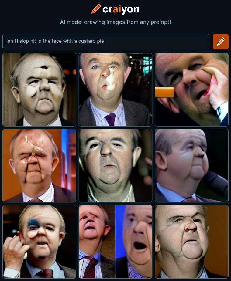 craiyon_001021_Ian_Hislop_hit_in_the_face_with_a_custard_pie_br_