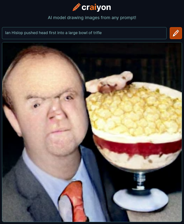 craiyon_001259_Ian_Hislop_pushed_head_first_into_a_large_bowl_of_trifle_br_