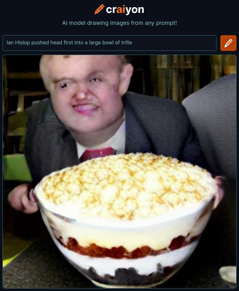 craiyon_001337_Ian_Hislop_pushed_head_first_into_a_large_bowl_of_trifle_br_