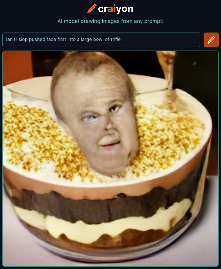 craiyon_002010_Ian_Hislop_pushed_face_first_into_a_large_bowl_of_trifle_br_