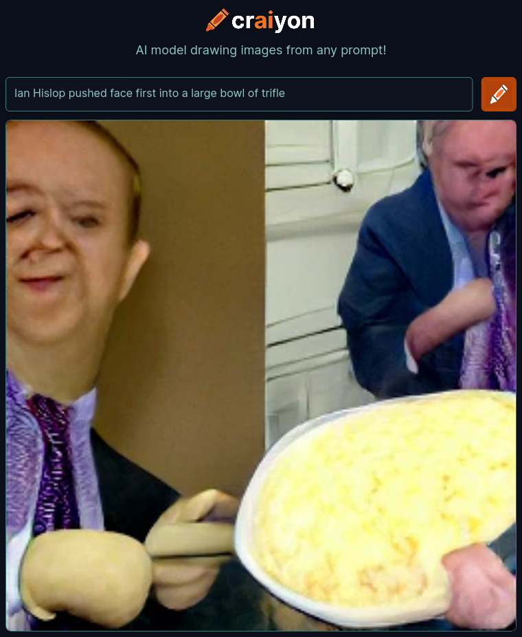 craiyon_002021_Ian_Hislop_pushed_face_first_into_a_large_bowl_of_trifle_br_