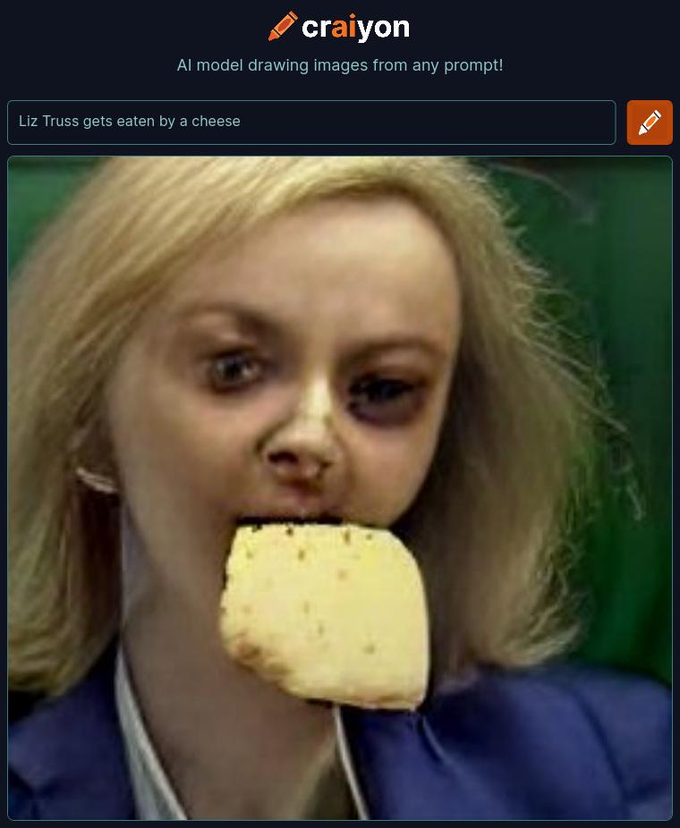 craiyon_113638_Liz_Truss_gets_eaten_by_a_cheese_br_