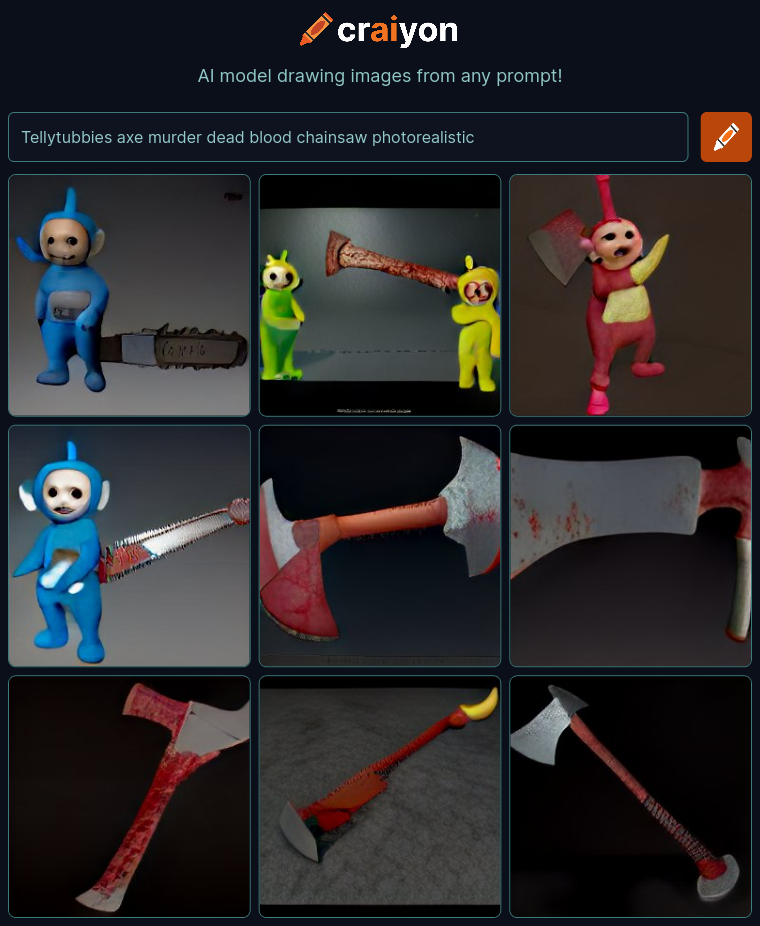 craiyon_120912_Tellytubbies_axe_murder_dead_blood_chainsaw_photorealistic_br_