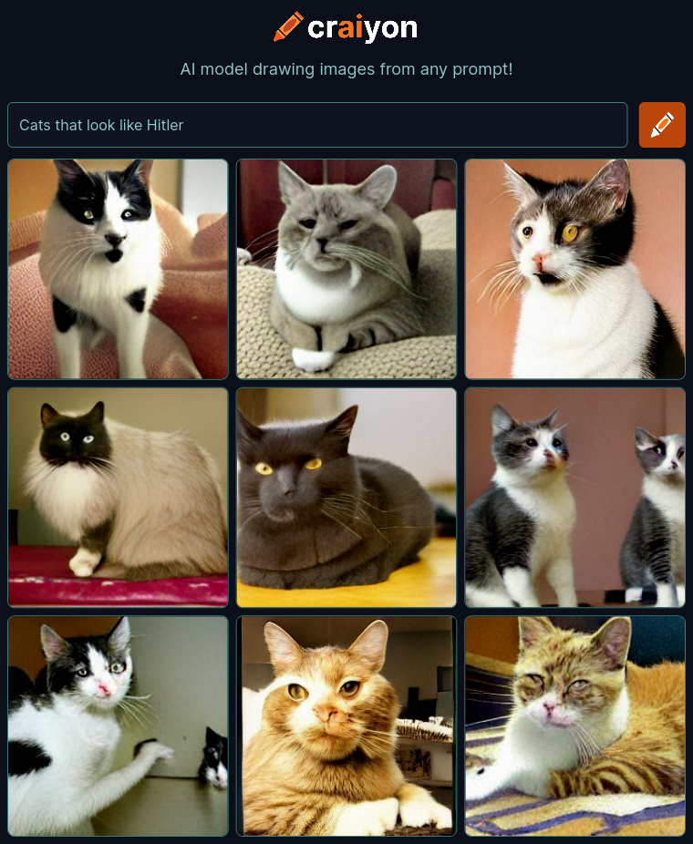 craiyon_124126_Cats_that_look_like_Hitler_br_
