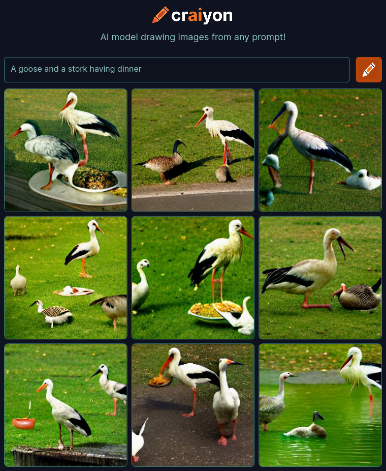 craiyon_134736_A_goose_and_a_stork_having_dinner_br_