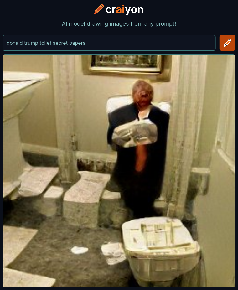craiyon_144957_donald_trump_toilet_secret_papers_br_