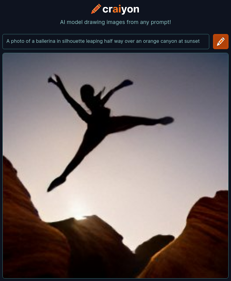 craiyon_152721_A_photo_of_a_ballerina_in_silhouette_leaping_half_way_over_an_orange_canyon_at_sunset
