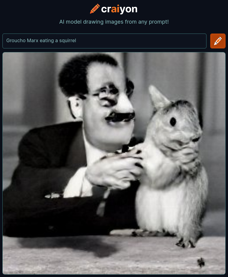 craiyon_154333_Groucho_Marx_eating_a_squirrel_br_