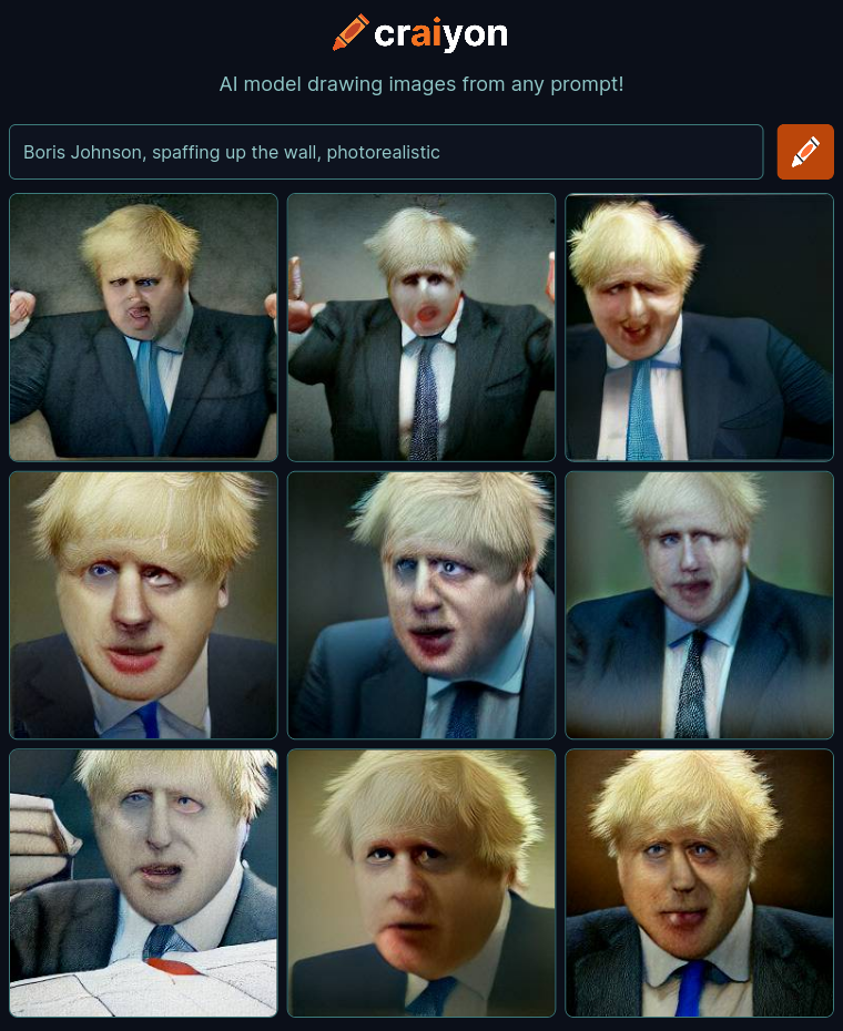 craiyon_174955_Boris_Johnson__spaffing_up_the_wall__photorealistic_br_