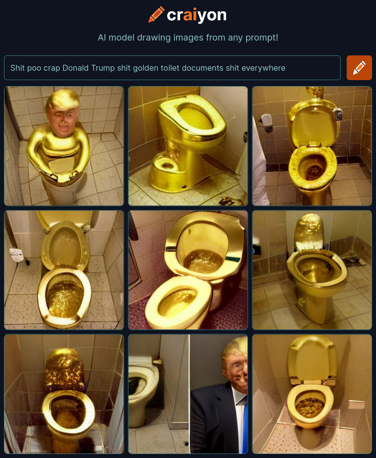 craiyon_193732_Shit_poo_crap_Donald_Trump_shit_golden_toilet_documents_shit_everywhere_br_