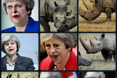 craiyon_234532_Theresa_May_spiked_by_an_angry_rhinoceros_br_