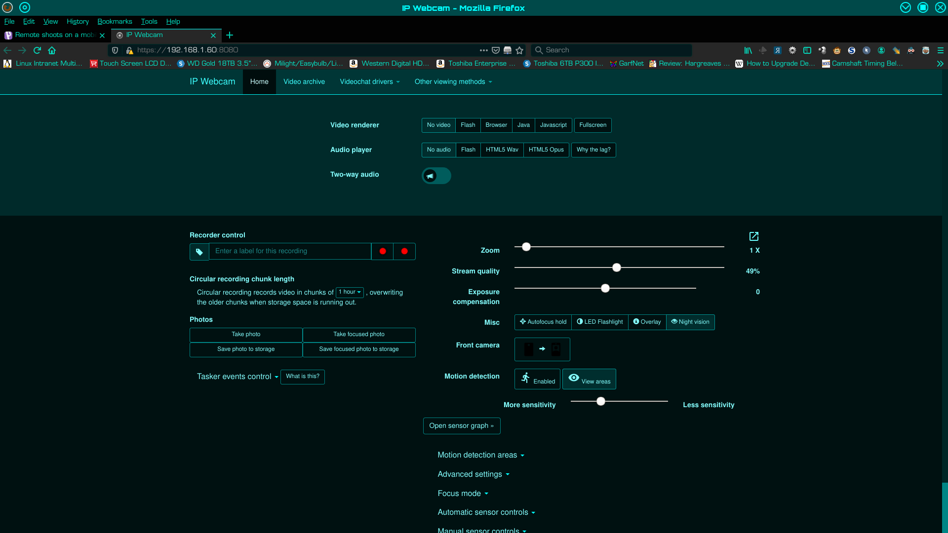 Ip webcam online linux