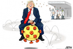 20201007-trump-bouncing-on-coronavirus