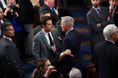 20231007-u-s-representative-kevin-mccarthy-speaks-to-us-representative-matt-gaetz