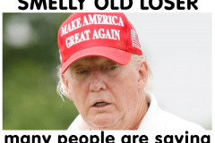 Donald Trump is a smelly old loser
